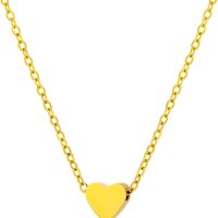 Initial Pendant A-Z Necklace Personalized Stainless Steel Jewelry Women's Simple Adjustable Chain - Image 3
