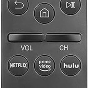 Joelrise Universal Remote Control for Samsung TVs - Compatible with Frame, Crystal UHD, Neo QLED, OLED, 4K, and 8K Smart TVs - Works with Netflix, Prime Video, Hulu (one)