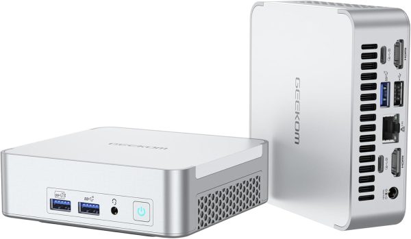 GEEKOM Mini PC XT13 Pro, Intel Core i9 13900HK (14C/20T, Up to 5.4GHz, 24MB)Business Desktop Computers, 32GB DDR4 RAM 1TB PCIe 4.0 SSD, 2xUSB4/8K HDR/WiFi 6E/BT5.3/Windows 11 Pro Office Mini Computers