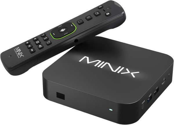 MINIX U8K-Ultra 8K Android Media Player with AI Picture Quality Enhancer & AI Resolution Upscaling 8GB RAM 128GB eMMC, Powered by AOSP 11, Non-Android TV System Dolby Vision and Dolby Atmos Certified