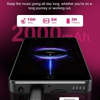 80GB MP3 Player with Bluetooth and WiFi, 4.0" Touchscreen MP3 Player for Kids Built in Speaker, MP3 & MP4 Players with Spotify, Audible, Amazon Music, Deezer, Pandora, FM Radio, Up to 1TB - Image 3