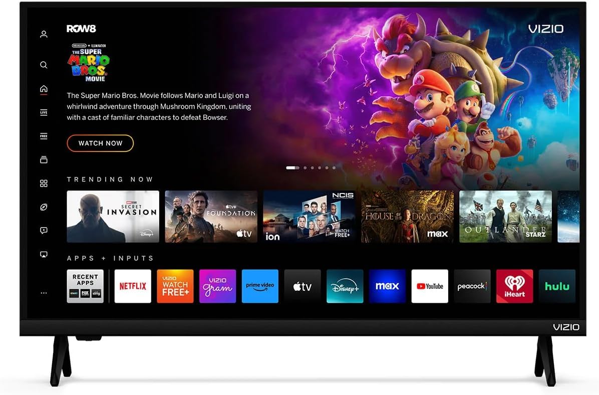 VIZIO 32 Inch V Series Full Array LED Smart HD TV 720p Bluetooth Compatible with VRR, DTS Virtual X, Airplay 2 and Chromecast Built-in (VHD32M-0810) (Renewed)