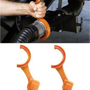 2 PCS RV Sewer Hose Wrench, Multi Purpose Fittings Wrench to Connect and Disconnect Sewer Hoses, Fits Most 3 Inch and 4 Inch Male/Female RV Sewer Caps, RV Accessories