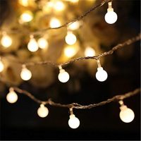 Globe String Lights 49 Feet 100 led,8 Modes Fairy Lights Plug in,Indoor Lights for Bedroom,Classroom,Outdoor Lights for Patio,Garden,Party,Wedding-Warm White - Image 9