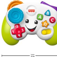Fisher-Price Baby & Toddler Toy Laugh & Learn Game & Learn Controller Green Pretend Video Game with Music & Lights for Infants Ages 6+ Months - Image 5