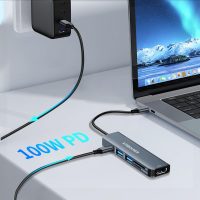 MacBook USB-C Hub Adapter - Multiport Docking Station With HDMI for MacBook Pro and Thunderbolt Devices - Image 3