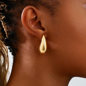 Teardrop Earrings for Women Gold Teardrop Earrings Waterdrop Dangle Earrings Jewelry Gifts for Mom