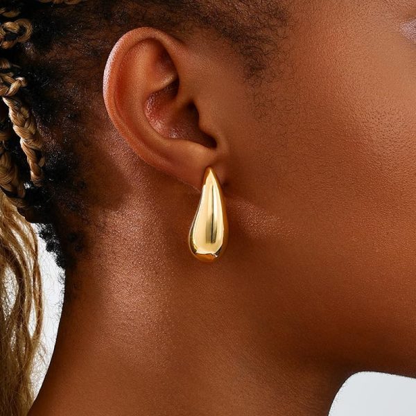 Teardrop Earrings for Women Gold Teardrop Earrings Waterdrop Dangle Earrings Jewelry Gifts for Mom