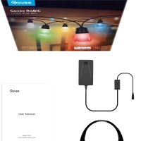 Govee Smart Outdoor String Lights H7015, 48ft RGBIC Outdoor Lights with 15 Dimmable LED Bulbs, IP65 Waterproof, Color Changing Warm White Lights with 47 Scene Modes for Patio, Backyard, App Control - Image 9