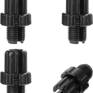 M10 Bike Brake Cable Handle Lever Adjusting Screws, 4 Pack 10mm Bicycle Brake Lever Grip Fastener Bolt Aluminum Alloy Bicycle Parts Brake Cable Adjusters for Mountain Bike Accessories - Black