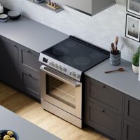 RRE303TS Electric Range Oven with Timer and AirFry Infrared Stove Burners, True Convection, Easy Reach Racks, 30", Stainless Steel - Image 2