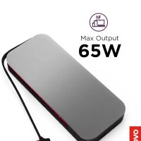 Lenovo Go USB-C Laptop Power Bank (20000 mAh) - 65W - USB-C and USB-A Ports - Fast Charging Portable Power Station with Integrated Cable - Model PBLG2W - Storm Grey - Image 4