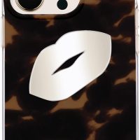 Ellie Rose Mirror Decal for Smartphone, Stick-On Lips Mirror Phone Charm Sticker - Image 6