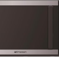 Emerson MW9005SS Compact Countertop Microwave Oven with Button Control, LED Display, 900W 5 Power Levels, 6 Auto Menus, Glass Turntable and Child Safe Lock, 0.9 Cu. Ft, Stainless Steel - Image 2