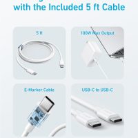 Anker MacBook Pro Charger, Compact and Foldable 100W USB C Charger for MacBook Air, Samsung Galaxy, iPad Pro, and More, 5FT USB C Cable Included - Image 7