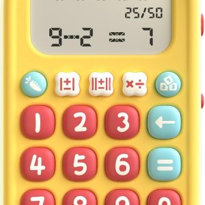 alilo Math Games for Kids Ages 5-12, Portable Math Toys for Practicing Addition, Subtraction, Multiplication and Division, Fun Educational Toy with 5 Modes, 19 Math Games, and 50K Math Questions