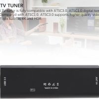 HD ATSC 3.0 1.0 USB 3.0 TV Tuner Support 4K OTA Channel Broadcast Memory Card DVR Recording Digital Terrestrial Signal Tuner - Image 2