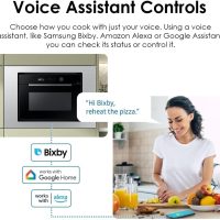 SAMSUNG 1.2 cu. ft. Countertop Convection Microwave with Air Fry, Black Glass, MC12DB8700CKAA - Image 8