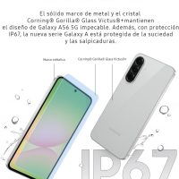 SAMSUNG Galaxy A56 5G 2025 | 256GB, 12GB, Dual SIM | 6.7" 120Hz AMOLED, IP67 Water Resistant, Android 15 | International Model Factory Unlocked for T-Mobile & Global | 25W Charger Bundle (Graphite) - Image 7