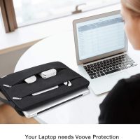 Voova 15.6 16 Inch Laptop Sleeve Case Compatible with MacBook Pro 16 M1/M2/M3/M4 Max 2019-2025, 15.6-16” Hp Lenovo Acer Asus, Waterproof Slim Computer Bag Cover with Handle, Black - Image 7