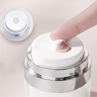 Refillable Airless Pump Cream Jar Travel Container for Lotion and Cream Leakproof Cosmetic Dispenser - Image 4