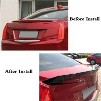 Gloss Black Rear Lip Spoiler Wing V Type Fit for Compatible with Cadillac ATS 2013-2019 Accessories Only Sedan - Image 2