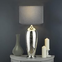 Cloth Lamp Shade Round lamp Small Drum Lamp Shades Fabric Lampshades Barrel Lamp Shades for Table Lamps Floor Lamps (Light Grey) - Image 4