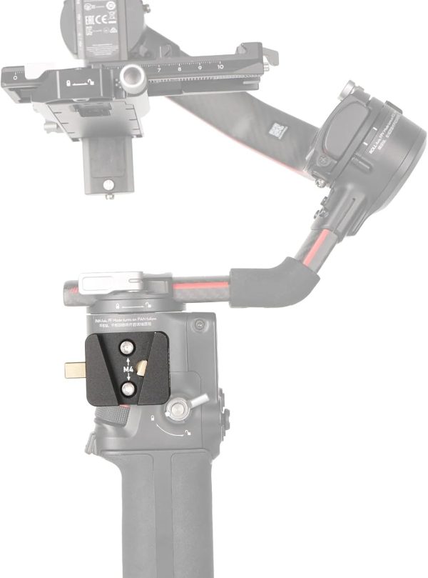 ZGCINE VR-04 Mini V Mount Plate for DJI Ronin S2/S3 Stabilizer V Mount Battery V-Lock Plate Adapter