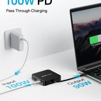 ACASIS USB C Hub 10Gbps, 6-in-1 Multiport Adapter with 4K 60Hz HDMI, 100W Power Delivery, USB A3.2 Data Port, USB C to HDMI Adapter for MacBook, Dell, Lenovo, Surface, iPad PRO, XPS(Black) - Image 5