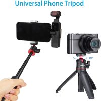 PellKing Osmo Pocket/Osmo Pocket 2 Phone Holder Set Expansion Accessories + Universal Mini Extension Pole Tripod Compatible with DJI OSMO Pocket 2/ DJI OSMO Pocket and Smartphone - Image 5