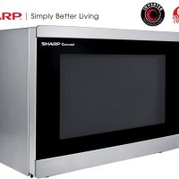 SHARP Countertop Microwave Oven with Removable 12.4" Carousel Turntable, 1100 Watt, 1.4 Cubic Feet, Stainless Steel - Image 4