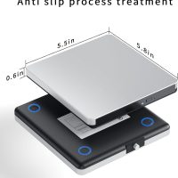External Blu ray Drives Read/Write Compatible with Blu ray Burner Compatible USB 3.0/Type-C/Win7-11 OS Compatible with Read BD/DVD/CD Comes with English Manual and One-Year Warranty（Silver） - Image 4