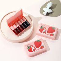 Eakroo 6 Colors Lip Tint Stain Mini Liquid Lipstick, Lip Gloss for Women, Blush for Cheeks, Lip Stain Long Lasting Waterproof, Lip Makeup, Cute Stuff, Non-Stick Cup, High Pigment, Vivid Color - Image 8