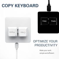 Copy and Paste 2-Key Keyboard SAYO OSU Keypad Hotswap One Handed Mechanical Gaming Keyboard Cherry Switch RGB Backlit Mini USB Keypad for macros or Rhythm Games - Image 2
