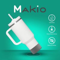 MAKIO - Protective Silicone Boot Cup Compatible with Stanley 30oz 40oz Quencher Adventure or Tumbler Unique Designs Keep Your Style Anti Noise & Anti Scratch - Image 5