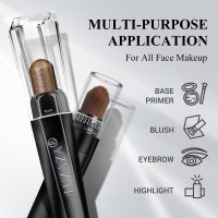 Neutral Eyeshadow Stick Makeup 6PCS Set, Brown Nude Metallic Shimmer Matte Cream Eye Shadow Palette Eyeliner Brightener Pencil Crayon, Halloween Makeup - BROWN CANYON - Image 7
