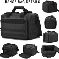 Tactical Gun Range Bag Deluxe Pistol Shooting Range Duffle Bags - Image 5