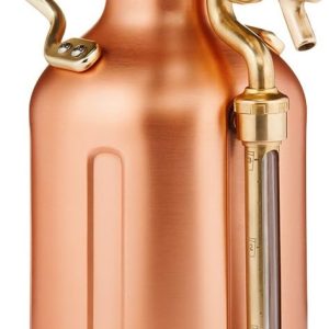 GrowlerWerks uKeg Carbonated Growler-Great Gift for Beer Lovers, 64 oz, Copper