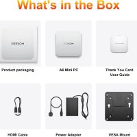 GEEKOM A6 Mini PC with AMD Ryzen 7 6800H, 16GB DDR5 RAM 512GB M.2 NVMe SSD, Radeon 680M, Compact Aluminium Design Windows 11 Desktop Computer for Home/Business, USB4/8K UHD/Wi-Fi 6E/BT 5.2 - Image 9