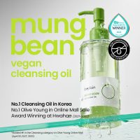 beplain Mung Bean Cleansing Oil(6.76fl.oz/200ml)| Fragrance-Free | Non-Comedogenic Tested| Makeup Blackhead Remover & Deep Pore Cleanser| Suitable for Sensitive Skin| Double Cleansing Korean Skincare - Image 2