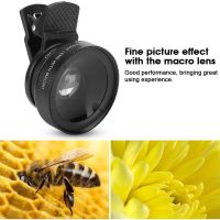 Cell Phone Lens Attachment, 2 in 1 Clip-on Mobile Phone 0.45X Wide Angle + 12.5X Macro Lens HD for Smartphone Close-up Shooting Accessories - Image 3
