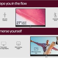 HP 27" Touchscreen All in One Desktop Computer 2025, Intel 12-Core Ultra 7 155U(Up to 4.8GHz), 64 GB DDR5, 4 TB SSD, 27 inch FHD Anti-Glare, Windows 11 Pro, Accessories, Jet Black - Image 4