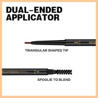 3 Pcs Waterproof Eyebrow Pencil Dark Brown, Premium Eye Brow Pencil Brn with Spoolie Brush, Longwearing for Perfect Brows, Professional, Precision, Defines, Universal Benefit Eyebrow Pencil, O'CHEAL - Image 3