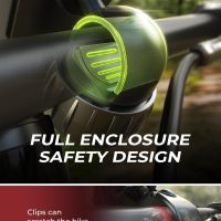 LISEN Bike Phone Holder, [Super Easy Install] Ultra Stable Motorcycle Phone Mount, Bicycle Handlebar Holder Mount for Adults Kids, Bike Bicycle Ebike Gear Accessories, for iPhone Samsung Google Pixel - Image 4