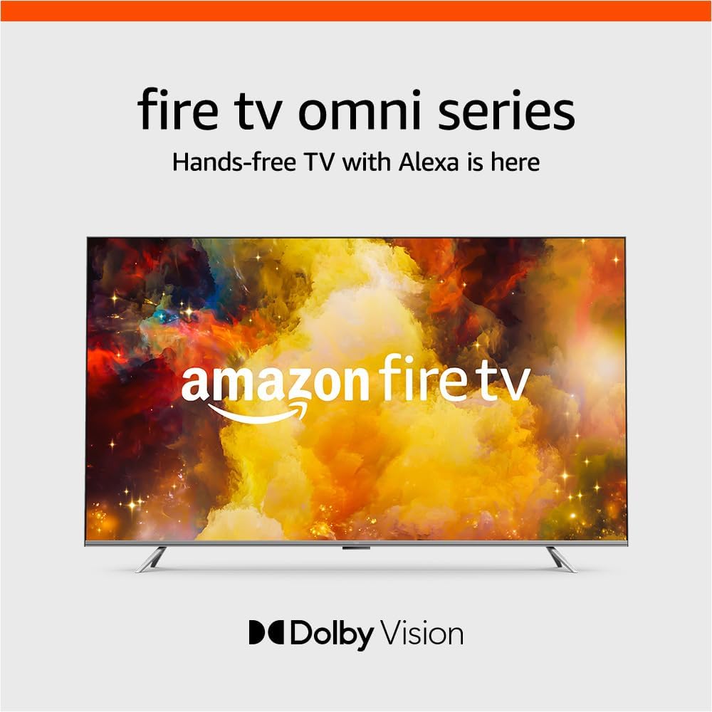 Amazon Fire TV 75″ Omni Series, 4K UHD smart TV with Dolby Vision, hands-free with Alexa