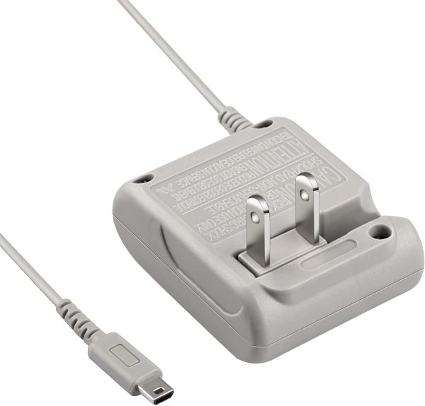 DS Lite Power Charger, AC Adapter for Nintendo DS Lite Systems , Wall Travel Charging Cable 5.2V 450mA
