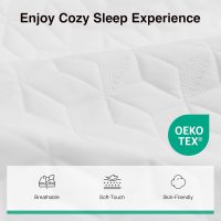 Novilla Twin Mattress 6 Inch, Twin Size Memory Foam Mattress for Kids with Breathable Comfort & High-Density Support Foam for Cool Touch & Enhanced Support Mattresses in a Box - Image 5