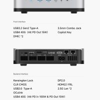 MINISFORUM Mini PC AI X1 Pro AMD Ryzen AI 9 HX370(12 Cores/24 Threads, up to 5.1GHz)&AMD Radeon 890M Mini Gaming Computer,64GB DDR5 1TB PCIe 4.0 SSD, 8K Quad Display,Dual 2.5 LAN/WiFi 7/BT5.4/Oculink - Image 8