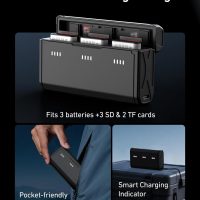 TELESIN 2 Pack NP-BX1 Battery and 3-Channel Battery Charger for Sony NP-BX1/M8, ZV-1, ZV-1 II, Cyber-Shot DSC-HX80, HX90V, HX95, HX99, RX1, RX1R II, RX100 (II/III/IV/V/VA/VI/VII), FDR-X3000, HDR-AS50 - Image 6