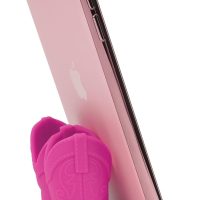 Genuine Fred Giddy UP Phone Stand, Pink, Cowboy Boot Tech Accessory, Fits Most Mobile Smartphones, Grippy Silicone, Fun Cowboy Boot Details - Image 4